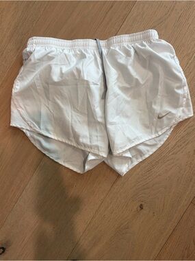 Nike White Athletic Shorts